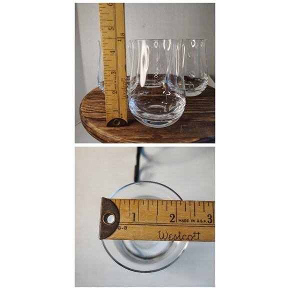 Ravenscroft Crystal Scotch Tumbler 4 Pc Distiller Collection Pure Clean Crystal - Picture 16 of 16